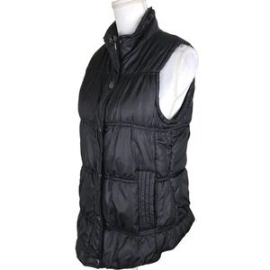Joujou ~Woman Size L~ Black Puffy Vest Vintage Sleeveless.